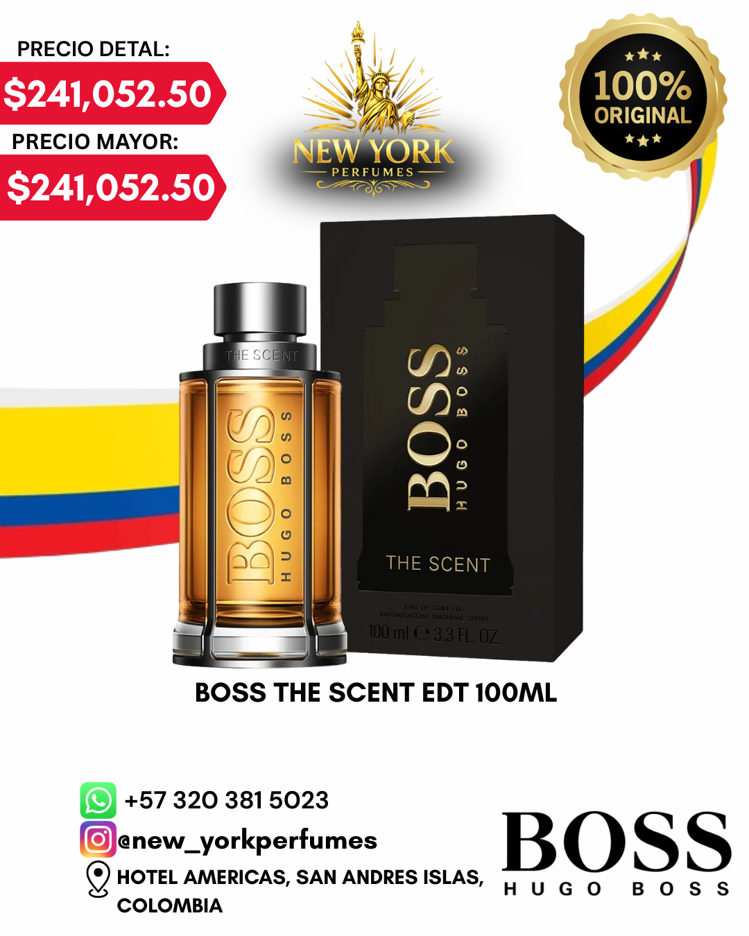 BOSS THE SCENT EDT 100ML