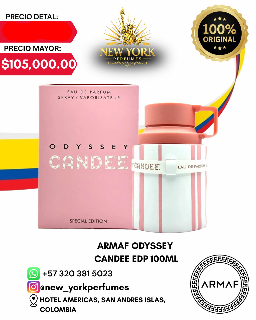 ARMAF ODYSSEY CANDEE EDP 100ML