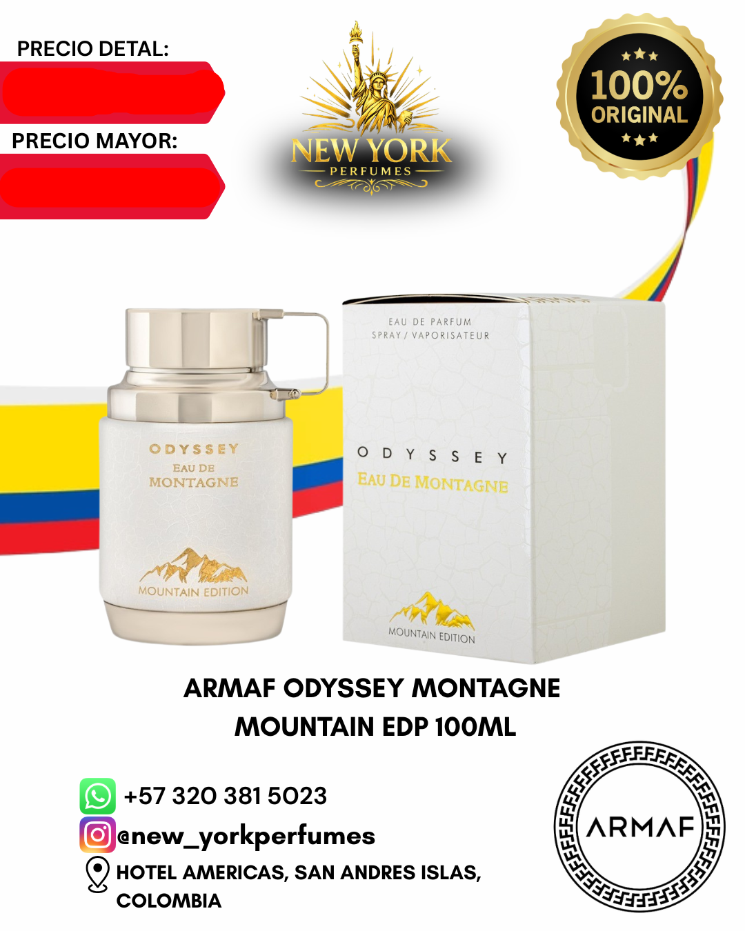 ARMAF ODYSSEY MONTAGNE MOUNTAIN EDP 100ML