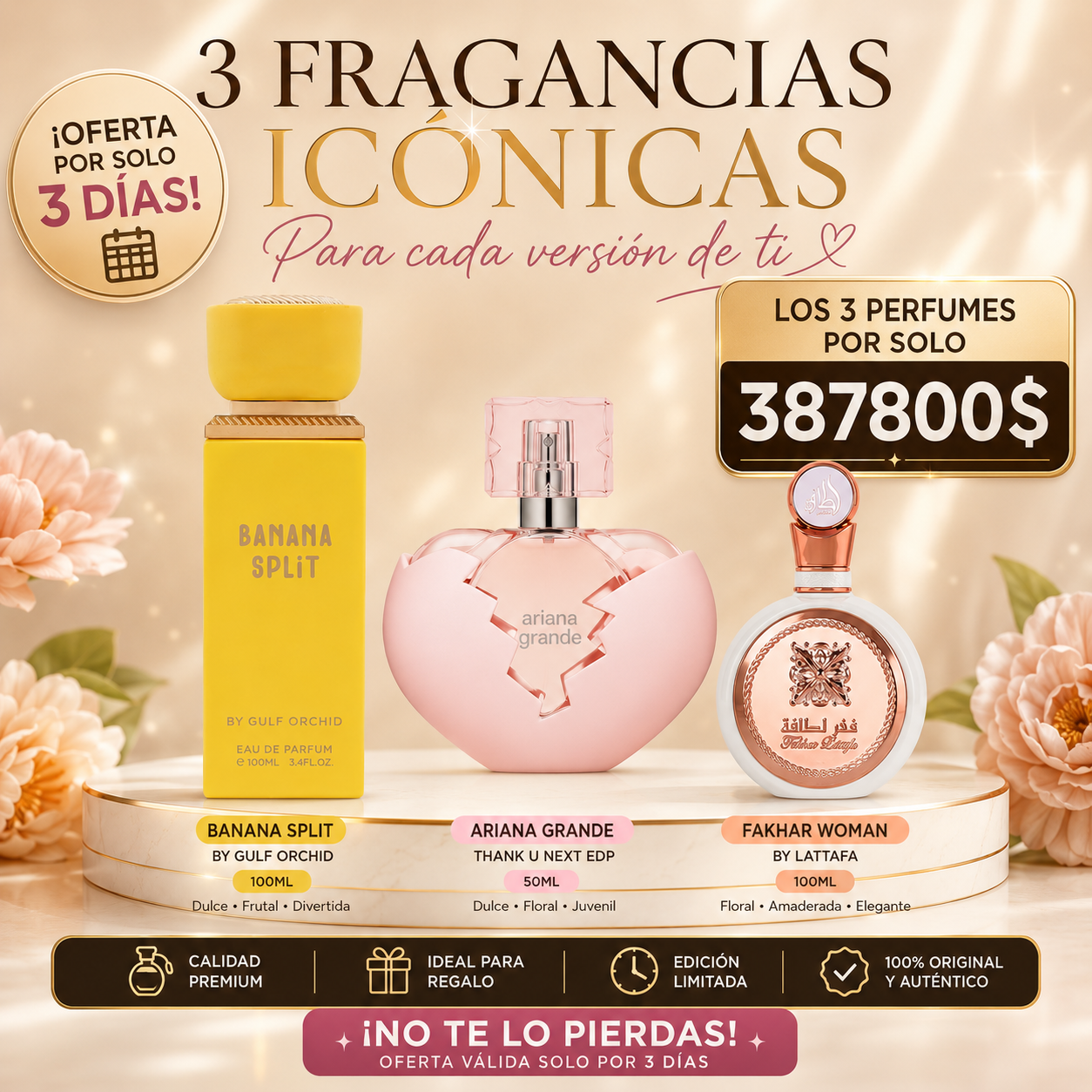 Get these 3 TOP fragrances for only $387,800