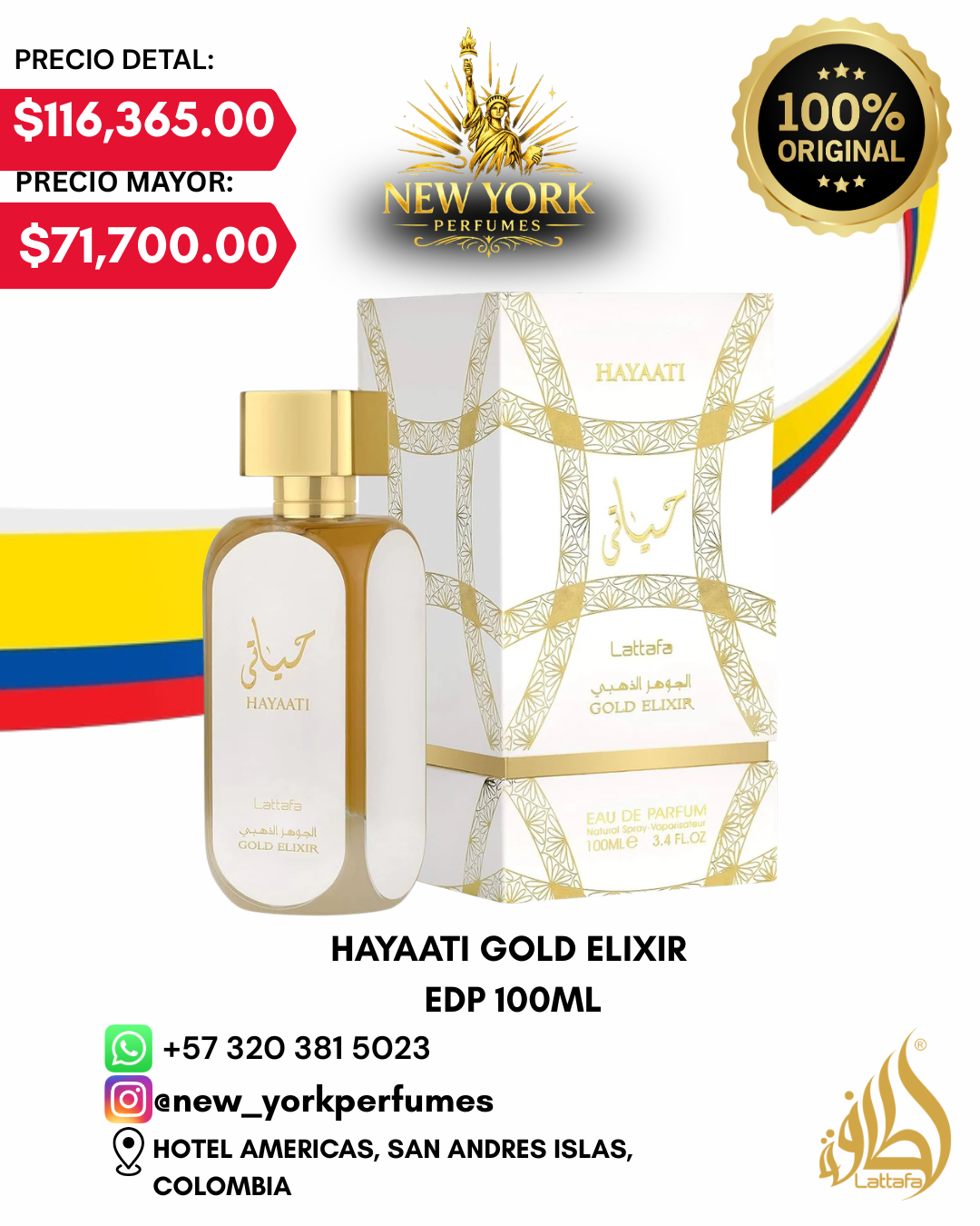 HAYAATI GOLD ELIXIR EDP 100ML