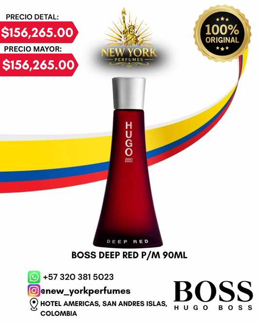 BOSS DEEP RED P/M 90ML