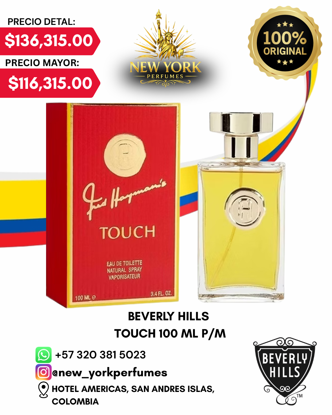 BEVERLY HILLS TOUCH 100ML H/M
