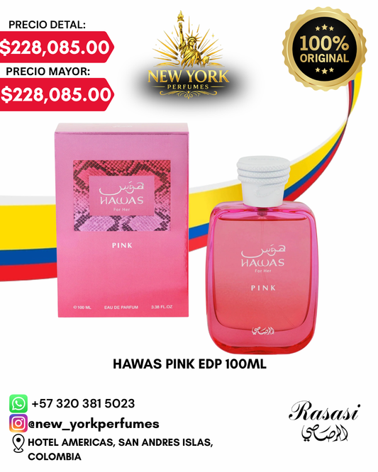 HAWAS PINK EDP 100ML
