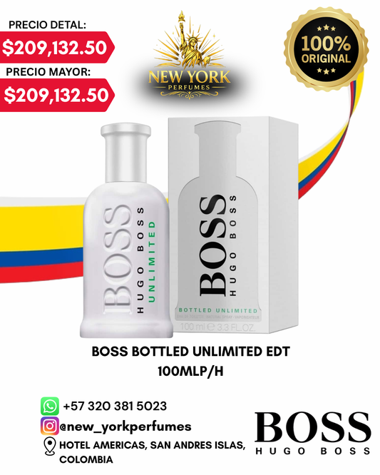 BOSS BOTTLED UNLIMITED/ EDP 100ML H/É
