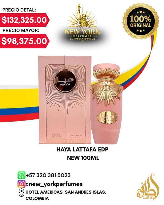 HAYA LATTAFA EDP NUEVO 100ML DE LATTAFA