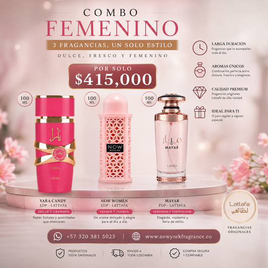 COMBO FEMENINO LATTAFA