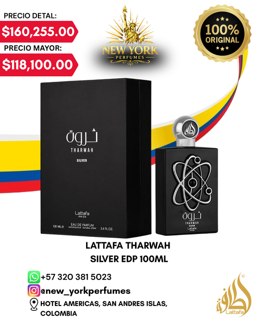 LATTAFA THARWAH SILVER EDP 100ML