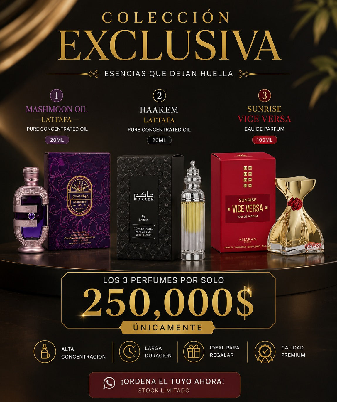 Get all 3 for just $250,000