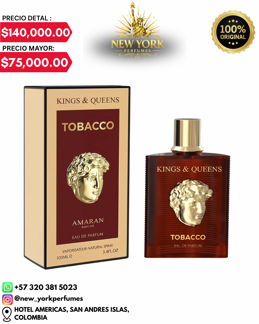 KINGS & QUEENS TOBACCO AMARAN