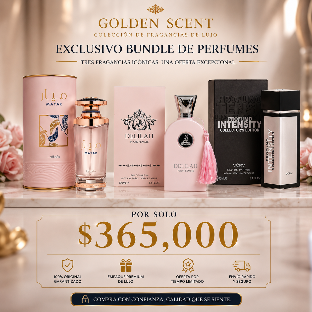 Combo exclusivo de perfumes!