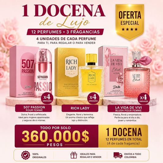 1 Luxury Dozen – 12 Perfumes for $360,000