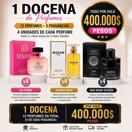 1 Dozen Perfumes – 12 Units for $400,000