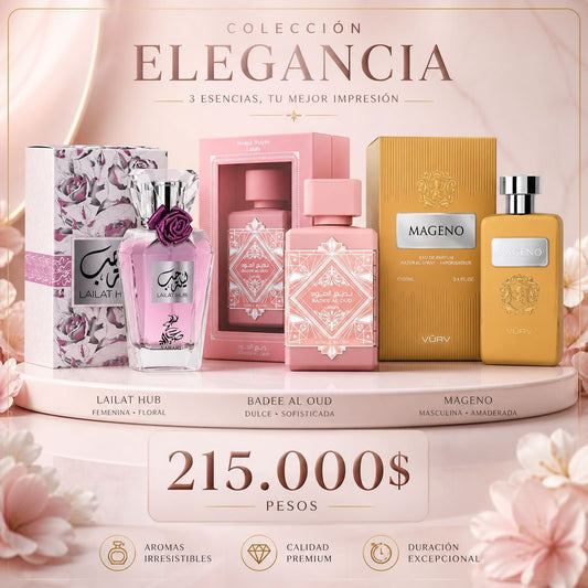 Colección Elegancia – 3 Perfumes Exclusivos